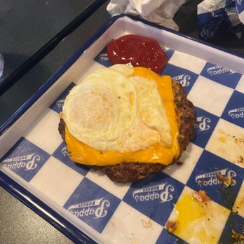 Pappas Burger - Cheeseburger with egg- no bun - Burgers Near Me - Houston, Texas