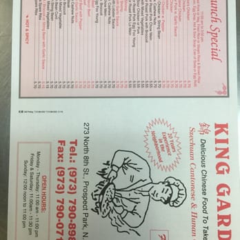 King Garden - Chinese Near Me - Prospect Park, New Jersey