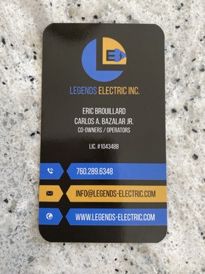 Legends Electric Logo