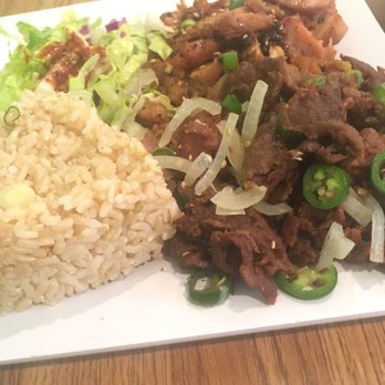 Asian Pear - Combo Plate - chicken and beef - Korean Near Me - Albuquerque, New Mexico