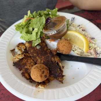 The Sea Shack - Flounder plate - Seafood Near Me - Hilton Head Island, South Carolina