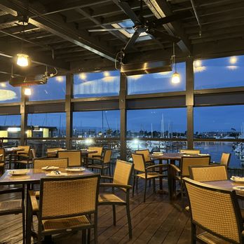 Marina Seafood Dockside Patio - Dining area. - Seafood Near Me - Berkeley, California