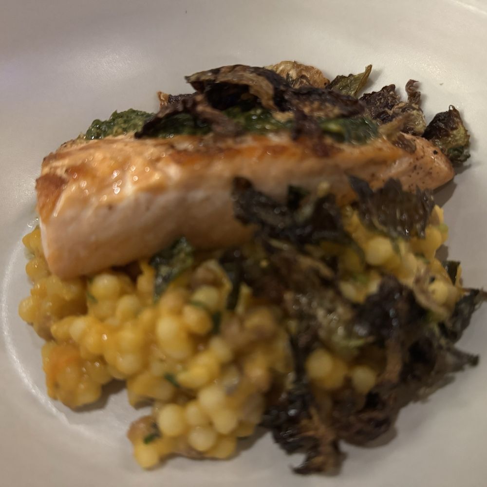 Culinary Dropout - Roasted Salmon* - New American Near Me - Austin, Texas