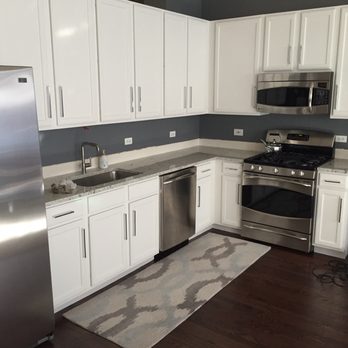 Cook's Kitchen Cabinet Refinishing - After - Refinishing Services Near Me - Brookfield, Illinois