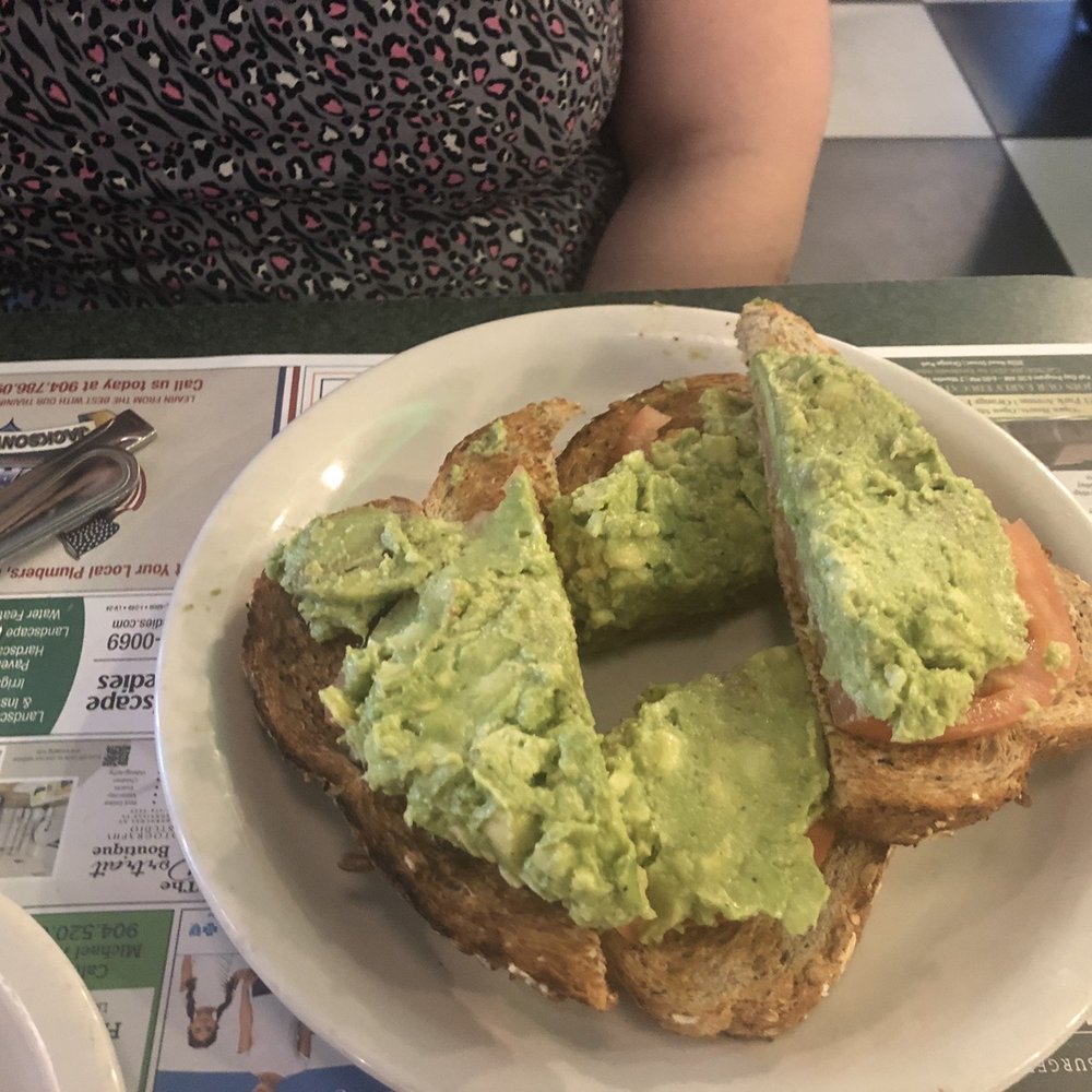 Metro Diner - Avocado toast with tomato. - Breakfast & Brunch Near Me - Orange Park, Florida Metro Diner - Avocado toast with tomato. - Breakfast & Brunch Near Me - Orange Park, Florida