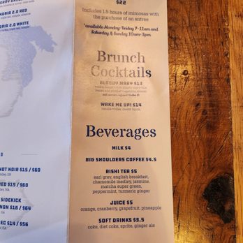 Land & Lake Kitchen - Drink menu - American Near Me - Chicago, Illinois