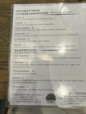 Menu photo 3 Farm And Oak Henrico, VA