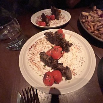 Matu - Picanha Skewers, blistered cherry tomatoes - Steakhouses Near Me - Beverly Hills, California Matu - Picanha Skewers, blistered cherry tomatoes - Steakhouses Near Me - Beverly Hills, California