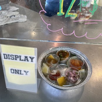 Quality Seafood - oyster shooter display - Seafood Markets Near Me - Redondo Beach, California Quality Seafood - oyster shooter display - Seafood Markets Near Me - Redondo Beach, California