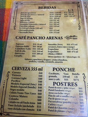 Menu photo 7 Los Portales de Suchitlan Suchitlán, COL Menu photo 7 Los Portales de Suchitlan Suchitlán, COL