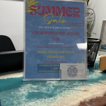 Healing Waters - Summer sale that I was lucky enough to get - Hydrotherapy Near Me - Las Vegas, Nevada