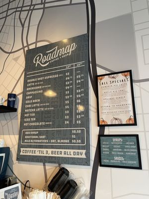 Menu photo 4 Roadmap Brewing San Antonio, TX