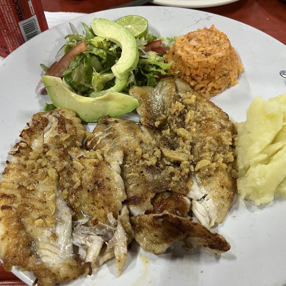 El Pescador - Sea bass with garlic butter was delicious. - Mexican Near Me - San Lucas, CHP El Pescador - Sea bass with garlic butter was delicious. - Mexican Near Me - San Lucas, CHP