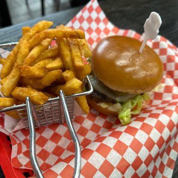 Funburger - #2 Cali Fun Burger, undercooked. - Burgers Near Me - Valencia, California Funburger - #2 Cali Fun Burger, undercooked. - Burgers Near Me - Valencia, California