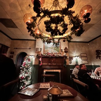Ol' Heidelberg -  dining room with christmas decorations - German Near Me - Huntsville, Alabama
