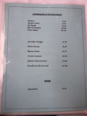 Menu photo 1 Trattoria Trestevere Montreal, QC Menu photo 1 Trattoria Trestevere Montreal, QC