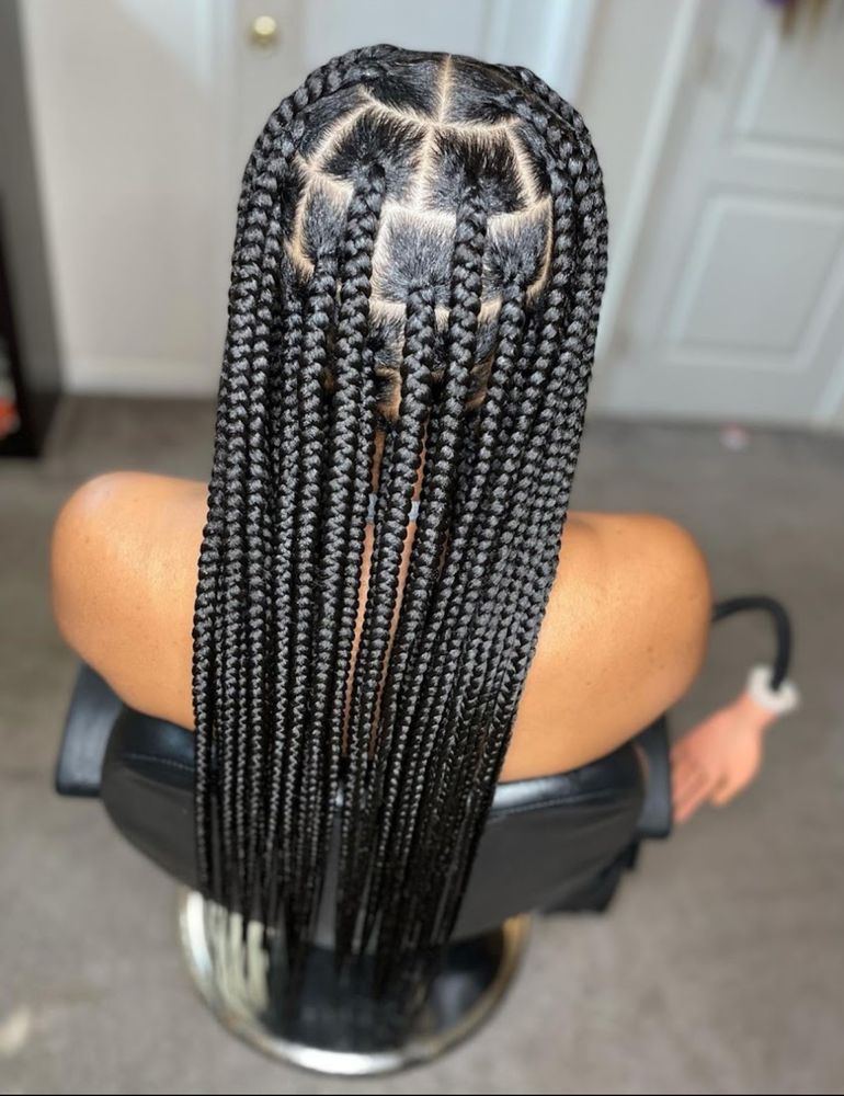 Djena Hair Braiding Logo