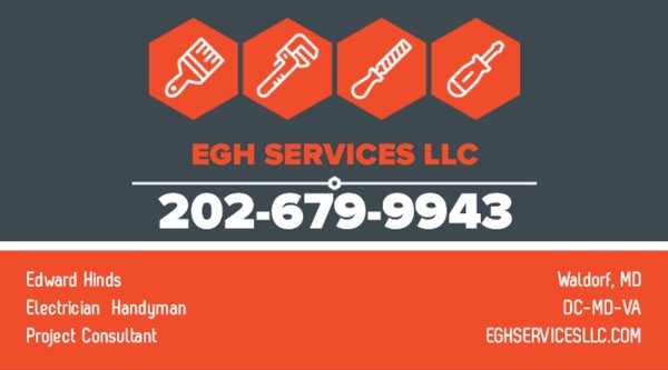 EGH Services - EGH Services is here to handle many of your project needs.   If you have a project in mind give me a call today.  I’m here to help.  For your convenience you can simply text your project issues, ideas or concerns to me directly via my cell for the quickest response.   
It’s advised to follow up with a brief call and description of what you need assistance with.   In most cases I can be out same week and in some instances the very same day.