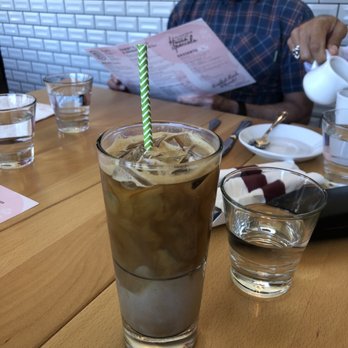 Douce Diner - Almond milk iced latte - Diners Near Me - North Vancouver, British Columbia Douce Diner - Almond milk iced latte - Diners Near Me - North Vancouver, British Columbia