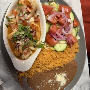 Mirador Mexican & Seafood - Shrimp scampi plate - Seafood Near Me - Gilbert, Arizona