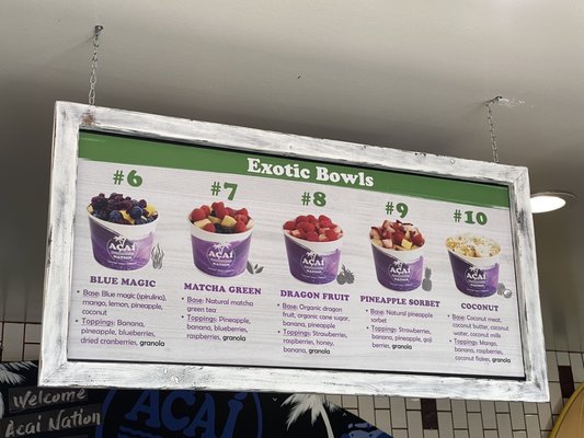 Menu photo 3 Acai Nation Los Angeles, CA