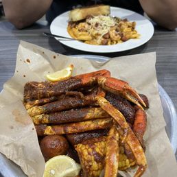 Crab boil and The Cajun Special