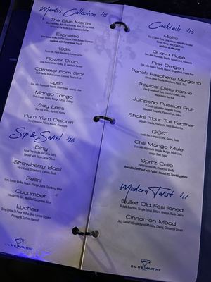 Menu photo 7 Blue Martini Lounge Orlando, FL