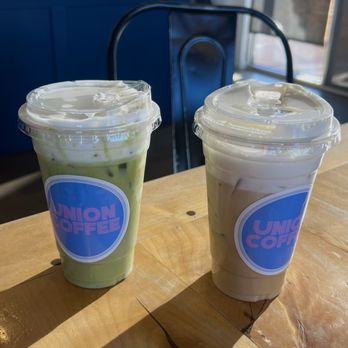 Union Coffee Company - Matcha colada & honeycomb latte - Coffee & Tea Near Me - Peoria, Arizona