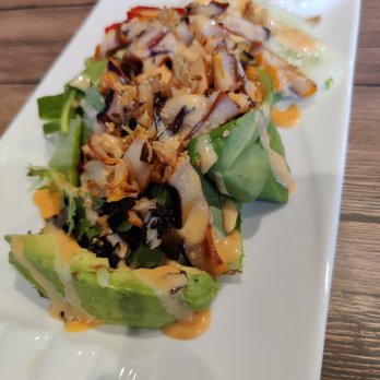 SUKIYA Ramen & Poke - Spicy Squid Salad - Ramen Near Me - Flushing, New York SUKIYA Ramen & Poke - Spicy Squid Salad - Ramen Near Me - Flushing, New York