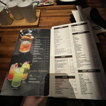 JINYA Ramen Bar - Preston Hollow - Drink Menu - Ramen Near Me - Dallas, Texas