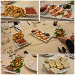 L'Italiano Trattoria - Calamari, caprese salad, garden salad and bread