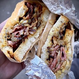 Hot Pastrami Sandwich