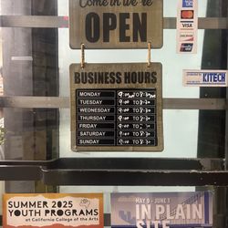 A 1 Market - Outside, hours of operation