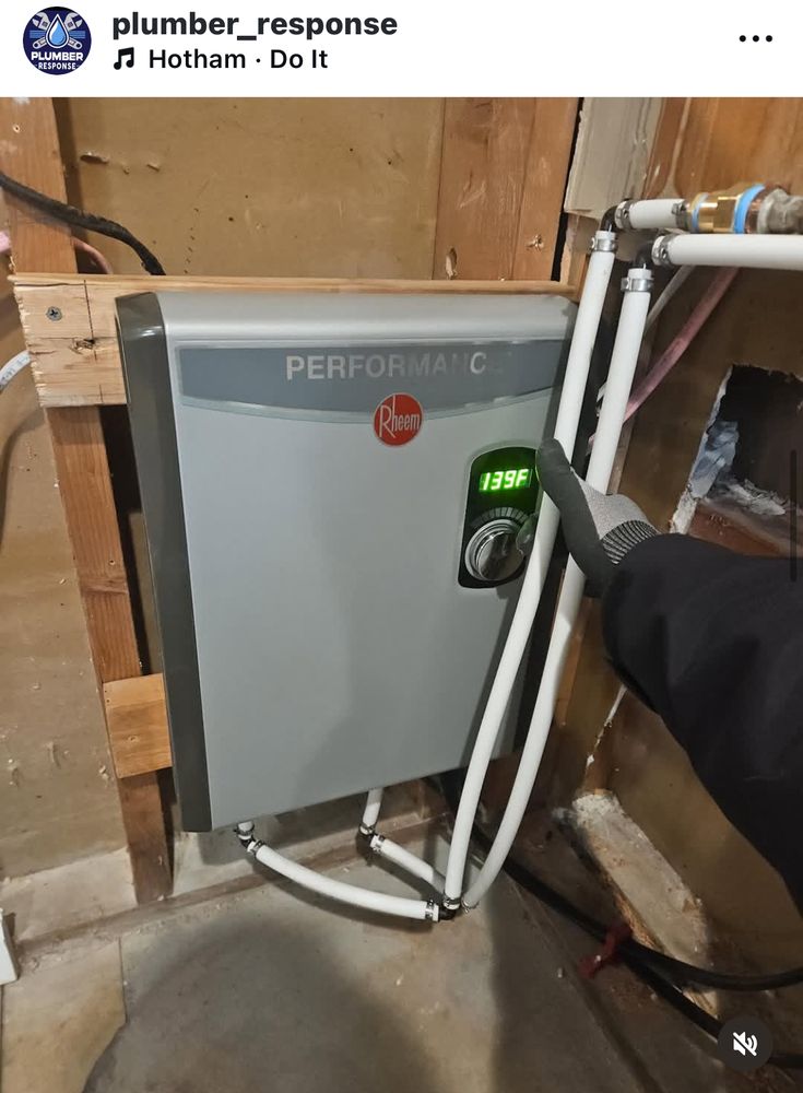 Slide of Plumber Response