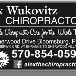 Alex Wukovitz, Chiropractor