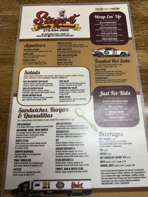 Menu photo 1 Stuart Family Restaurant Stuart, VA