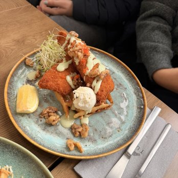 Tur - Honey walnut shrimp chicken and waffles - Breakfast & Brunch Near Me - San Francisco, California