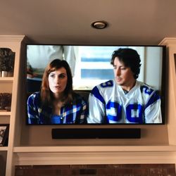DigiTek - 75" 4K installation above fireplace