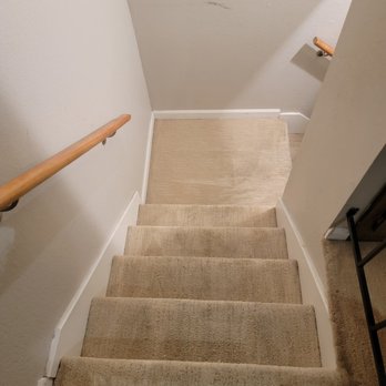 A&D Floor Restoration - "After" Staircase - Carpet Cleaning Near Me