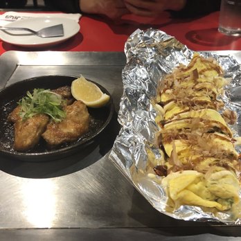 Fugetsu - Sunnyvale - Fried oysters - hot and bomb. On the right is the Negi Tsukimi tama - Japanese Near Me - Sunnyvale, California Fugetsu - Sunnyvale - Fried oysters - hot and bomb. On the right is the Negi Tsukimi tama - Japanese Near Me - Sunnyvale, California