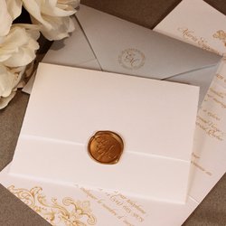 Koket Design - Invitation + Custom Wax Seal