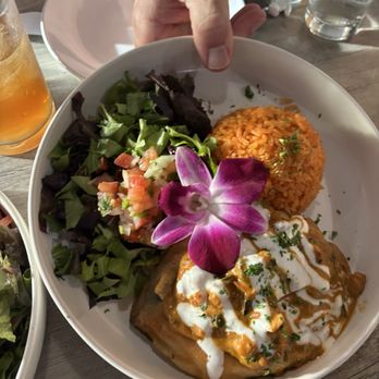 Casa Mia - Chile relleno stuffed with shrimp - American Near Me - San Jose, California