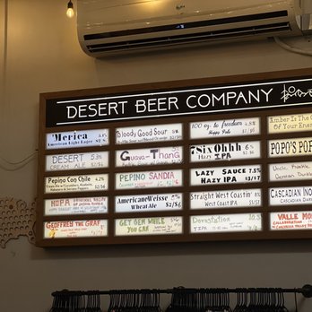 Desert Beer Company - Beer Menu - Breweries Near Me - Palm Desert, California