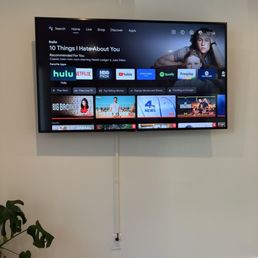 My TV after Brandon mounted it