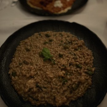 Risotto Ristorante - Asparagus and shrimp risotto - Italian Near Me - Munich, BY Risotto Ristorante - Asparagus and shrimp risotto - Italian Near Me - Munich, BY