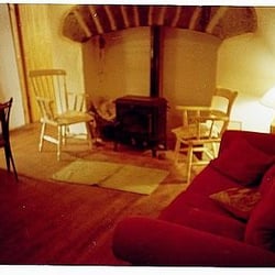 Cave Cottage - I read three books by this fire!