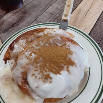 Eggscellent - Cinnamon roll when you yelp check in - Breakfast & Brunch Near Me - Las Vegas, Nevada Eggscellent - Cinnamon roll when you yelp check in - Breakfast & Brunch Near Me - Las Vegas, Nevada