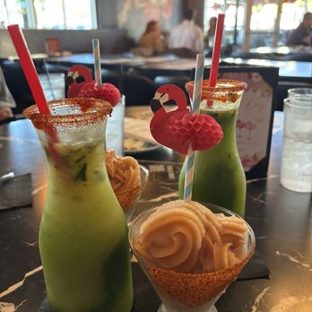 Kulturas - Pepino slushee and guava soft serve - Latin American Near Me - Ontario, California