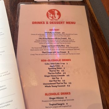 Ben Thai Cafe - Desserts - Thai Near Me - San Francisco, California