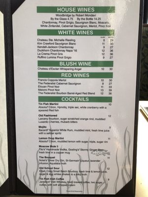 Menu photo 6 Tin Fish Okeechobee, FL